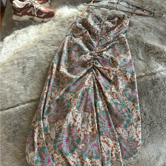 Veronica Beard Dresses & Skirts - Veronica Beard Floral Maxi Dress with Ruched Detail